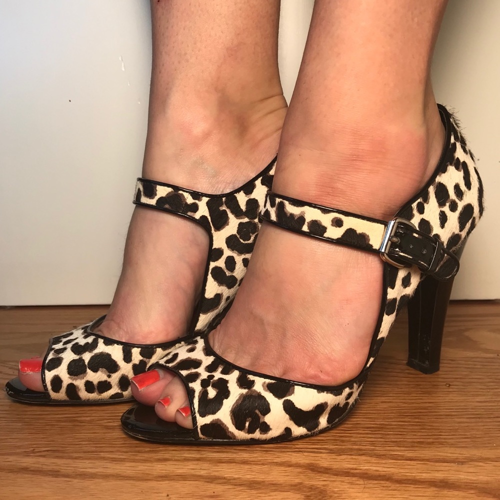 Cow Print Heels